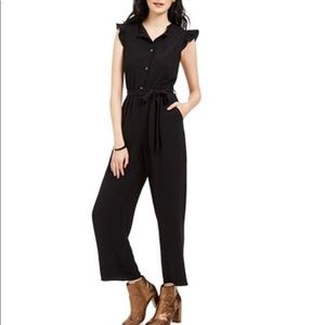 Monteau Black tie jumper size xs